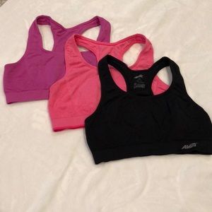 3 Avia sports bras size medium